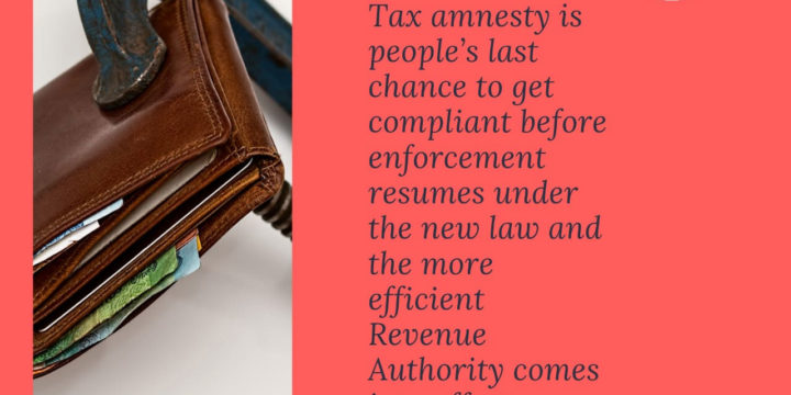 Take Advantage of the Tax Amnesty. Become Compliant, and Avoid Penalties and Interest